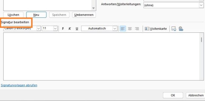 Screenshot 4_ Outlook Signatur