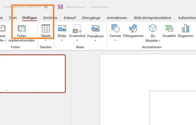 Screenshot 1 - PowerPoint Fußzeile