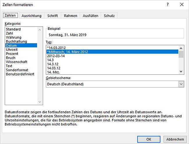 Excel - Sommerzeit berechnen