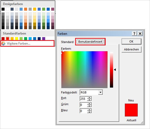 PowerPoint - Hyperlinkfarbe