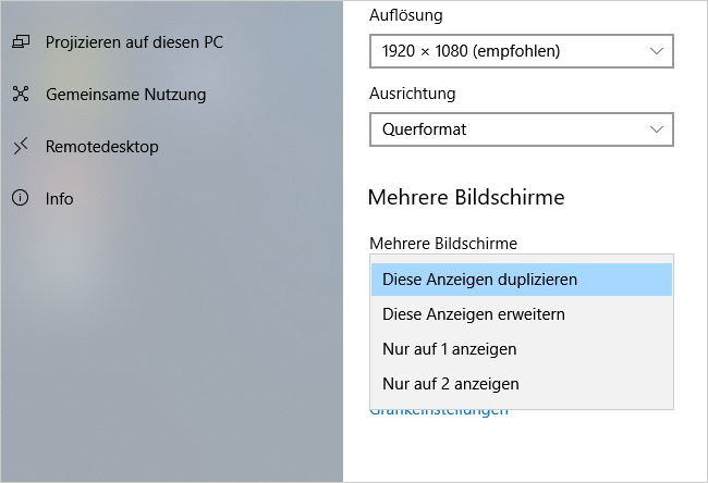 PowerPoint mit zwei Monitoren