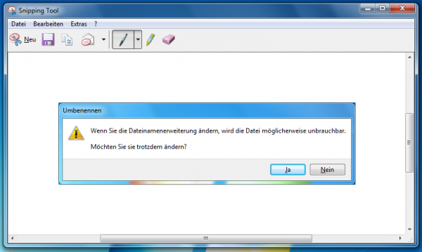 Schnelle Screenshots unter Windows mit dem Snipping Tool