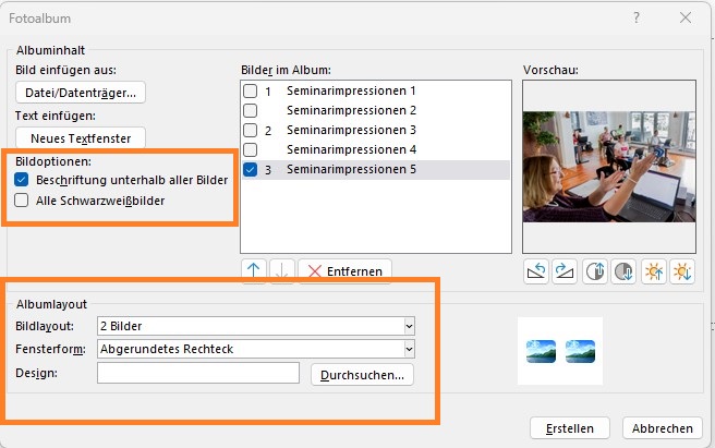 Screenshot 4 - PowerPoint Fotoalbum