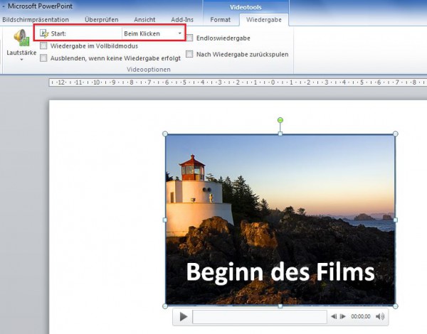 PowerPoint 2010: Videos und Audiodateien einbinden