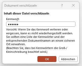 Screenshot 4 - PowerPoint Passwort