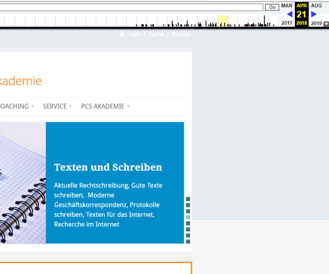 Screenshot 3 - Wayback Machine