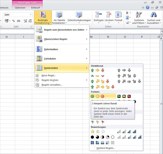 Excel Pivot Tabellen