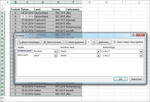 Excel Zwischenergebnisse