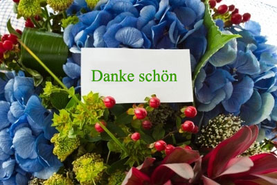 Texten: Danke schön