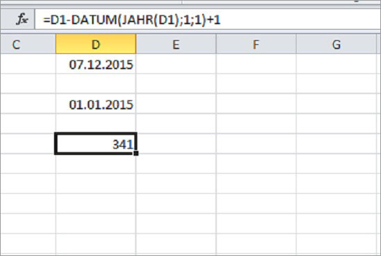 Excel Tage berechnen