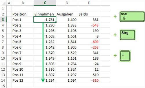 Excel TTastatur und Maus