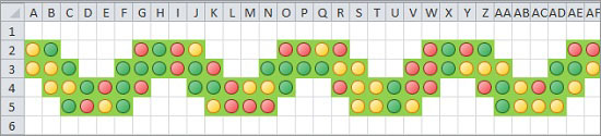 Excel Weihnachtsgirlande
