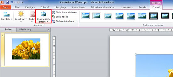 Powerpoint: Künstlerische Effekte