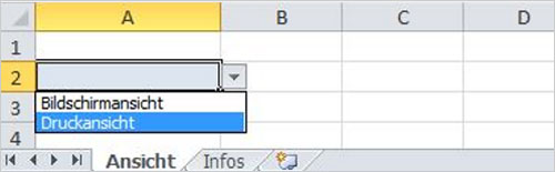 Excel Druckfunktion