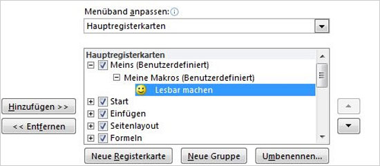 Excel Makros aufzeichnen