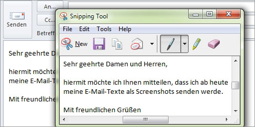 Outlook - Mails schützen