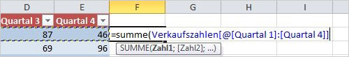 Excel: als Tabelle formatieren