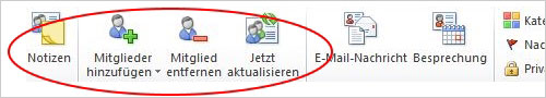 Outlook - Kontaktgruppen anlege