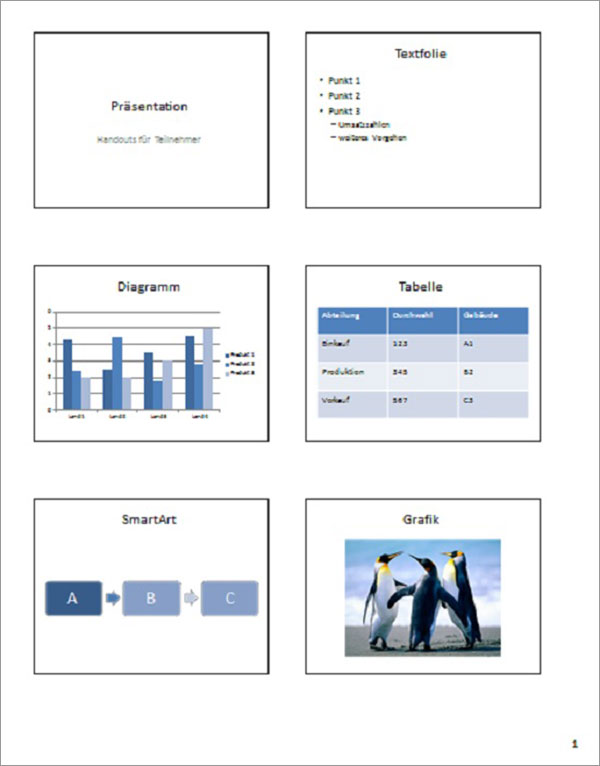 PowerPoint Handout