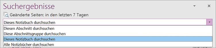 OneNote Chronik