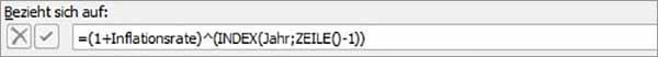 Excel - Formelnamen