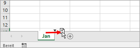 Excel Arbeitsblätter kopieren