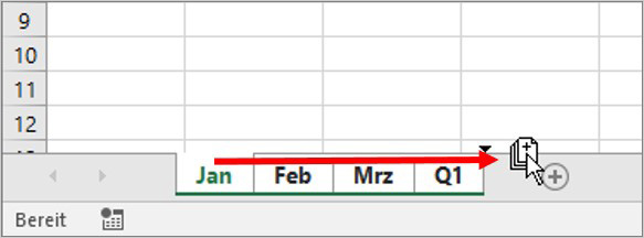 Excel Arbeitsblätter kopieren