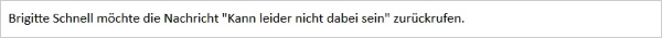 Outlook - Mailrückruf