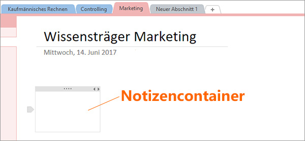 Eine Tabelle in OneNote anlegen