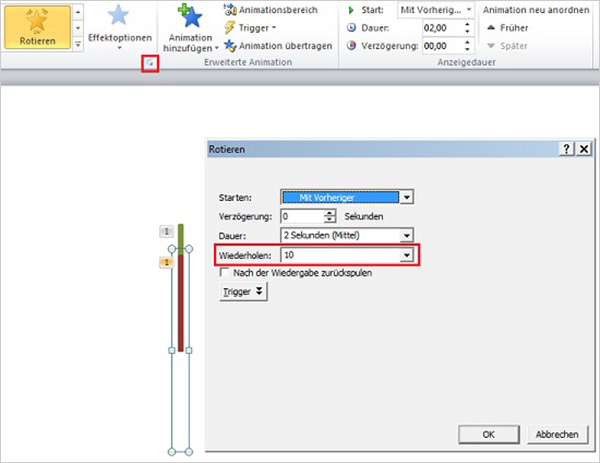 PowerPoint - Uhr ticken lassen