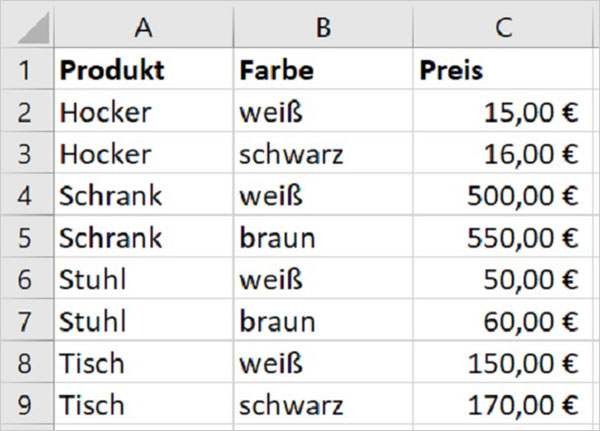 Excel SVerweis