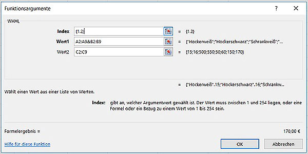 Excel SVerweis