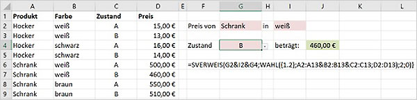 Excel SVerweis