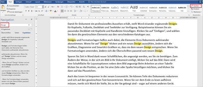 Word - suchen und ersetzen