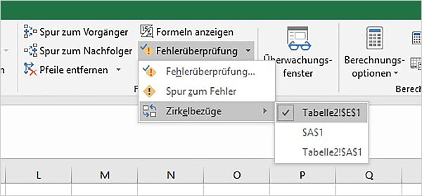 Excel - Zirkelbezüge
