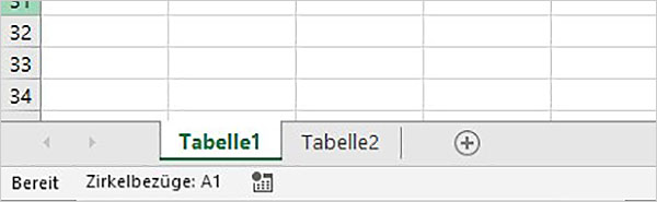 Excel - Zirkelbezüge