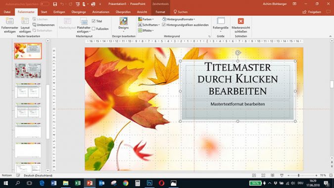 PowerPoint - Schriftart tauschen