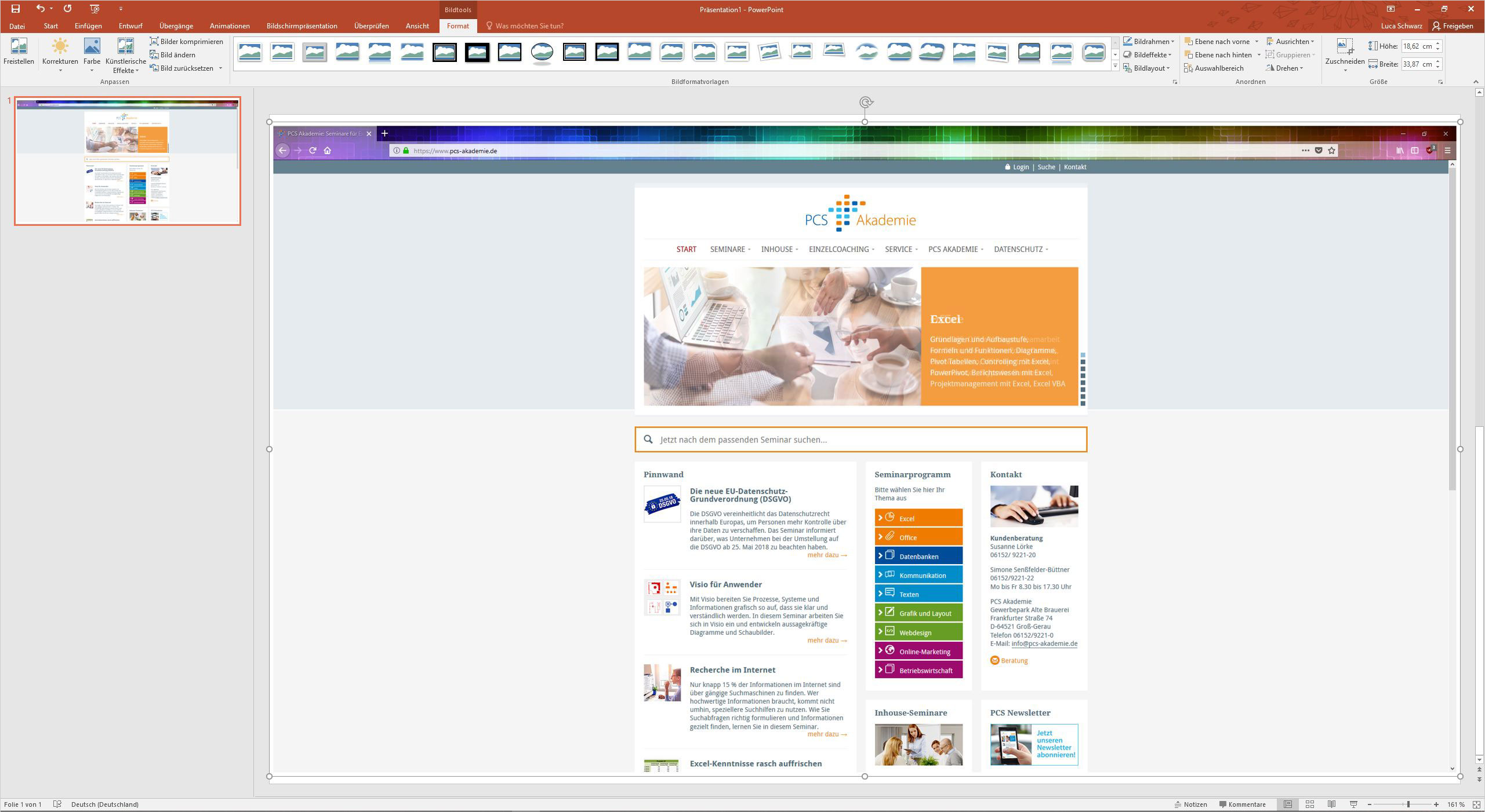 PowerPoint Screenshots