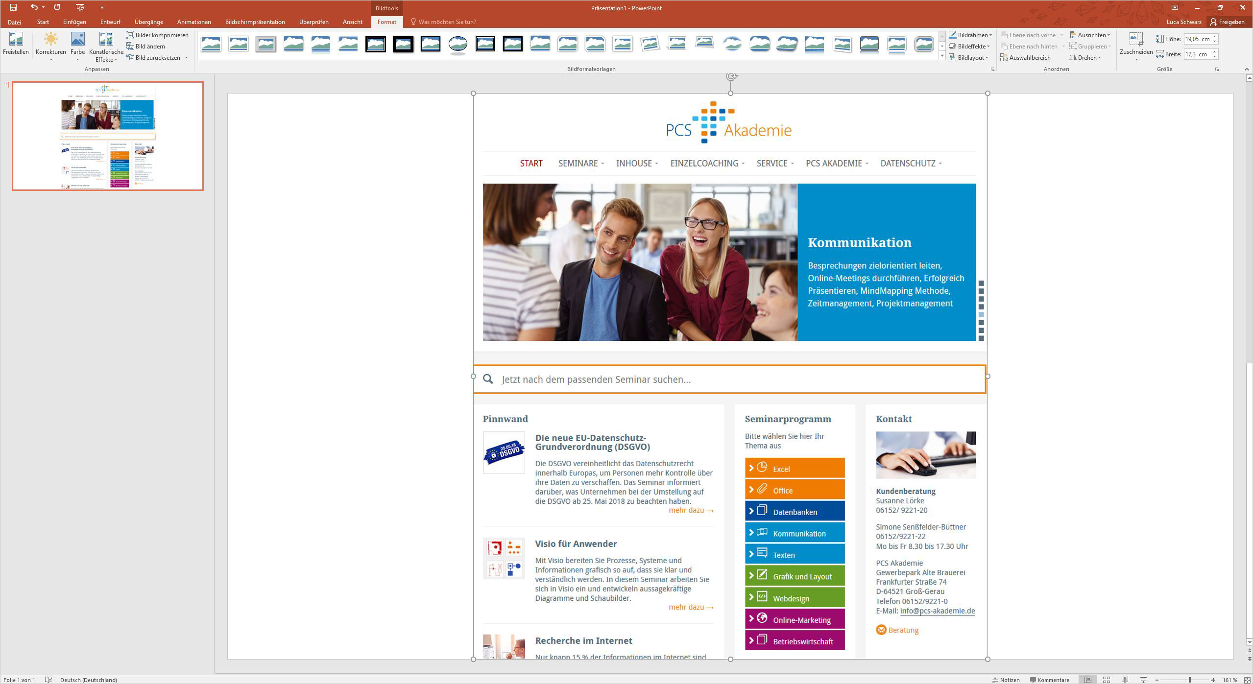 PowerPoint Screenshots