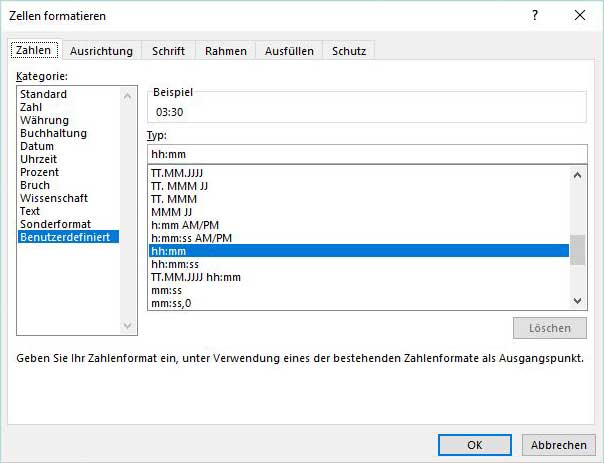 Excel - auf eine Viertelstunde runden