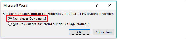 Word - Formularfelder