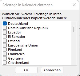 Screenshot 2 - Feiertage