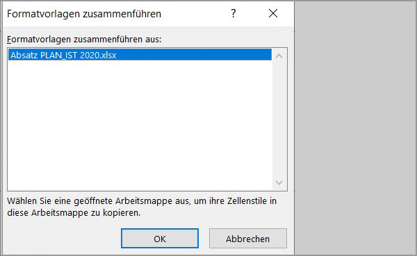 Excel - Formatvorlagen