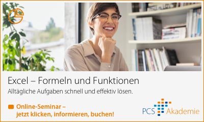 Excel-Seminar der PCS Akademie