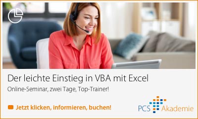 Excel-Seminar der PCS Akademie