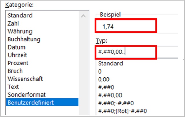 Excel- Zahlen in Millionen - Zahlen verkleinern