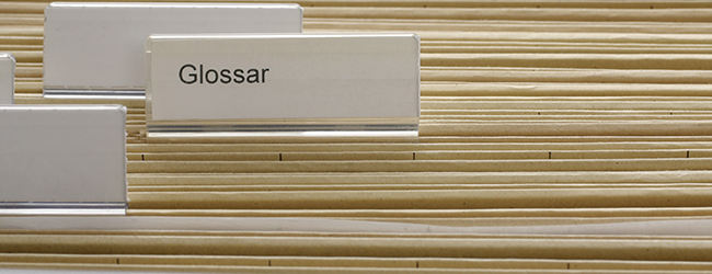 Ein Glossar erstellen. 