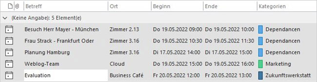 Outlook - Kalenderdaten löschen