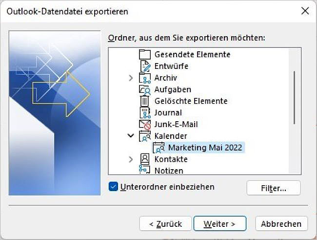 Outlook - Kalenderdaten löschen
