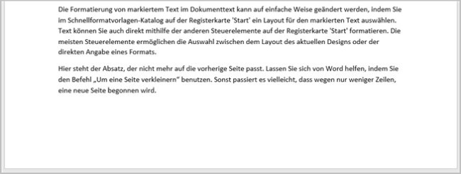 Word - Dokumente kürzen 6